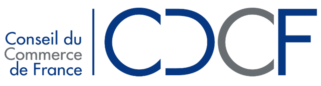 Logo of the CDCF (Conseil du Commerce de France)