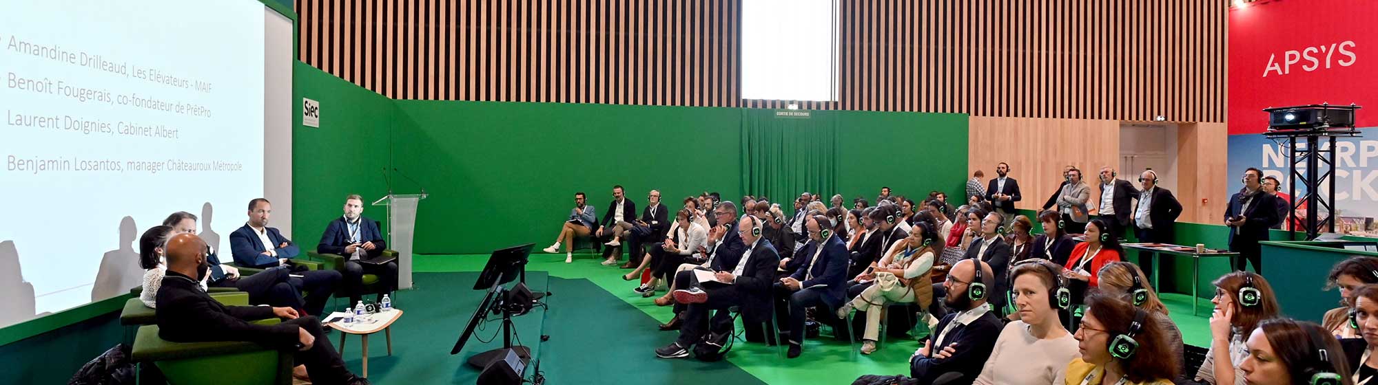  Vue de la salle de conférences du salon Siecue de la salle de conférences du salon Siec