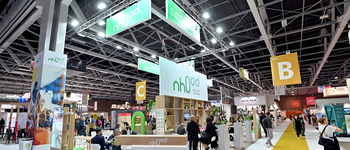 Vue du stand NHood sur le salon Siec