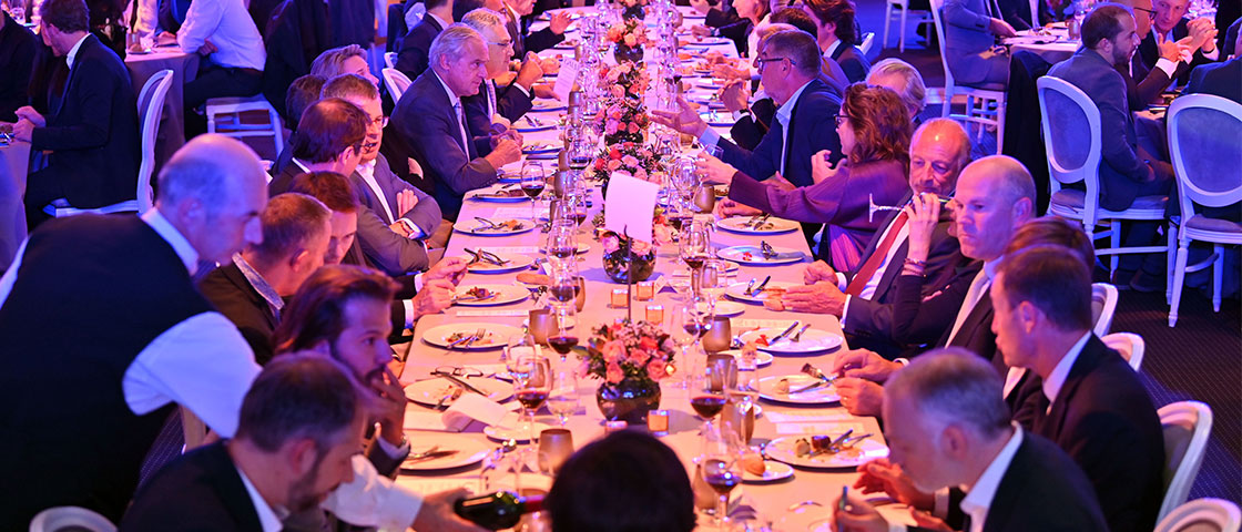 Vue de la Soirée de Gala organisée par le salon Siec