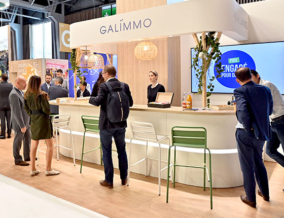 Vue du stand Galimmo sur le salon Siec