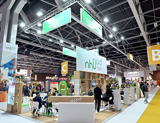 Vue du stand NHood sur le salon Siec