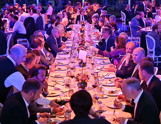 Vue de la Soirée de Gala organisée par le salon Siec