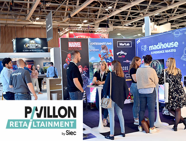 Pavillon Retailtainment sur le salon Siec